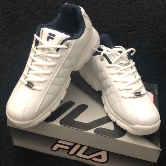Men's FILA FulCrum White Rubber Shoes NWT Men's FILA FulCrum White Rubber Shoes NWT